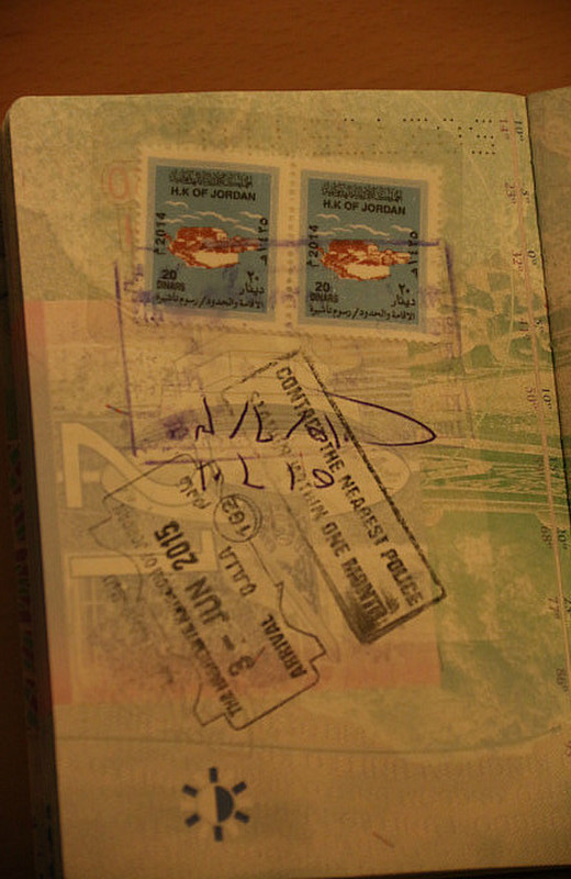 The Jordanian colourful tourist visa. Worth 40JD?