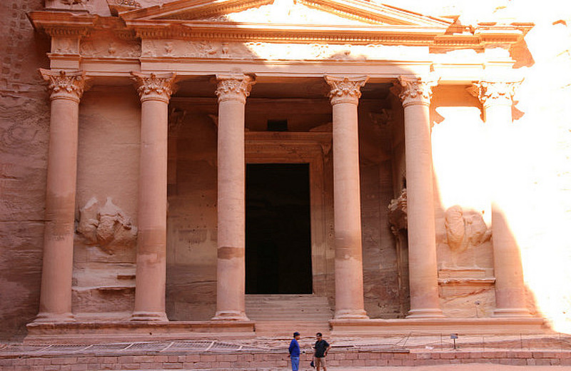 The facade of the Treasury, Petra