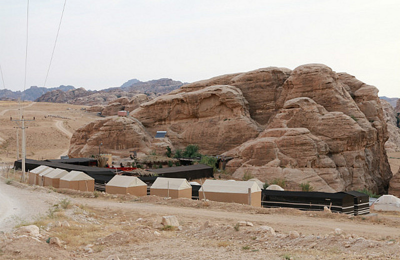 The isolated Seven Wonders Bedouin camp