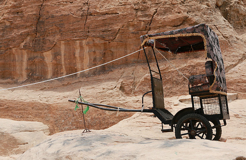 A remnant of a dated Petra carriage