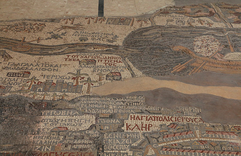 The Madaba Mosaic, 2 million pieces - most missing