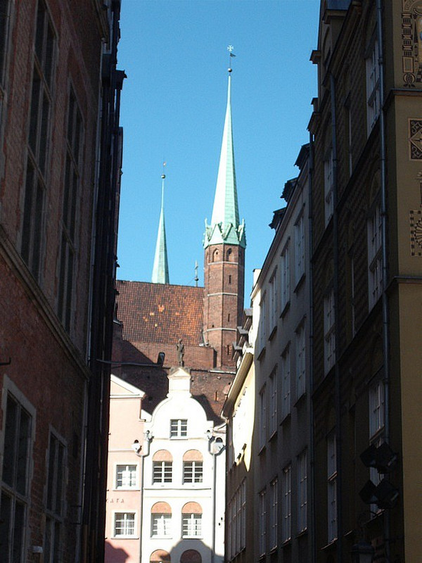 Gdansk main town - narrow streets