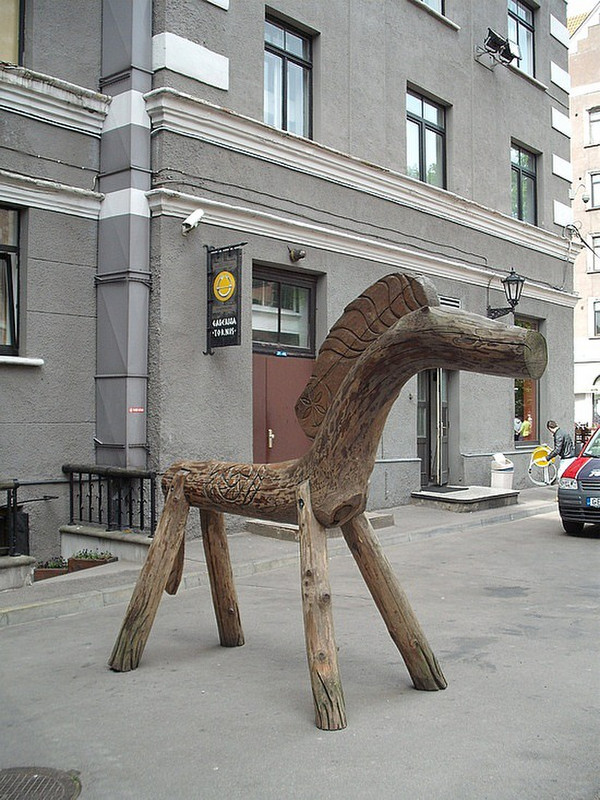 A horse sculpture - Riga