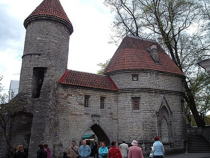 An entrance to Tallinn old town