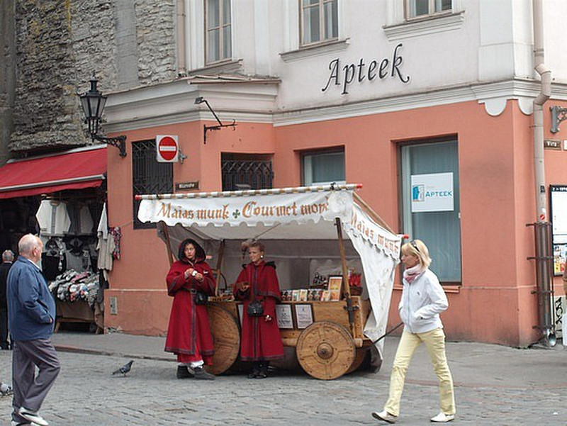 A medieval market stall - Tallinn