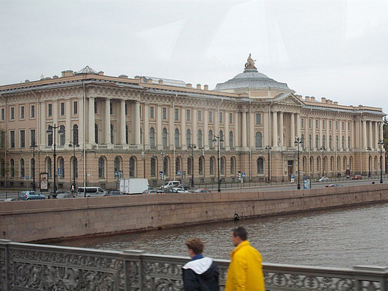 The huge Hermitage Museum