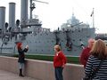 The cruiser Aurora, St Petersburg