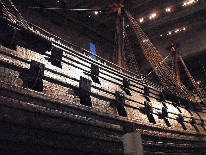 The gun ports of the Vasa - good as new!