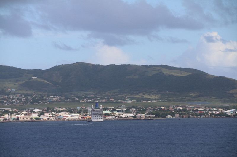 The approach to Bassterre, St Kitts