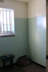 The famous Nelson Mandela&#39;s cell for 18 years
