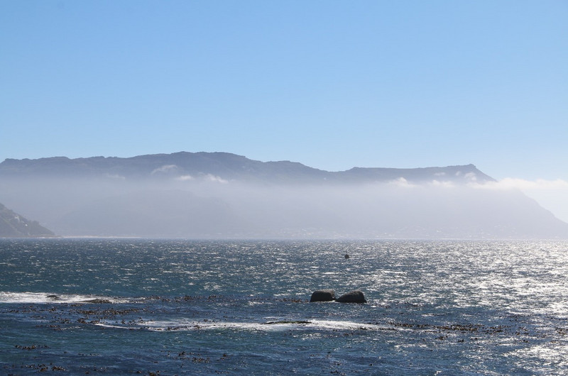 Early morning mist swathes the Cape Peninsula