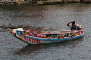 Boat for hire - Goree Island
