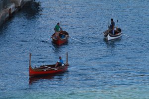 Three men in Three boats, Valetta