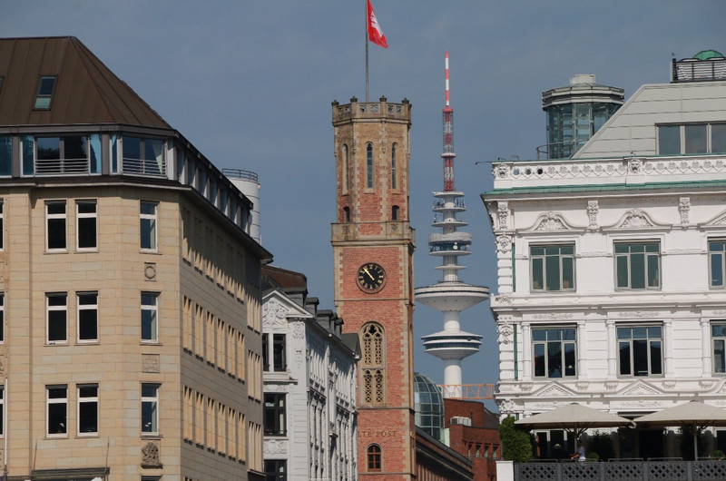 The TV tower in Hamburg