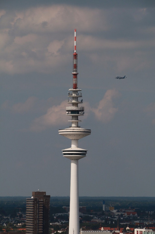 The Hamburg radio/TV tower