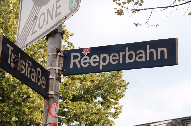 The world famous Reeperbahn
