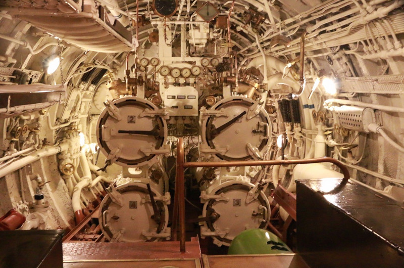 Inside the torpedo room of Lembit