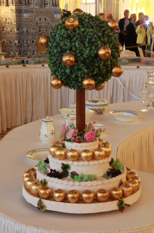 A table decoration on the Banquet table