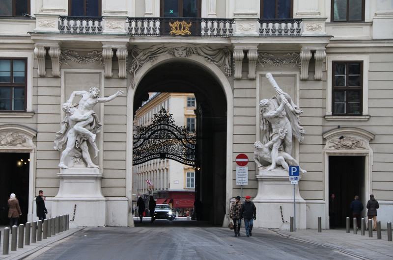 The main gate to the Habsburg courtyard