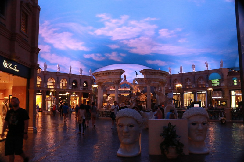 Caesars Palace indoor shopping mall