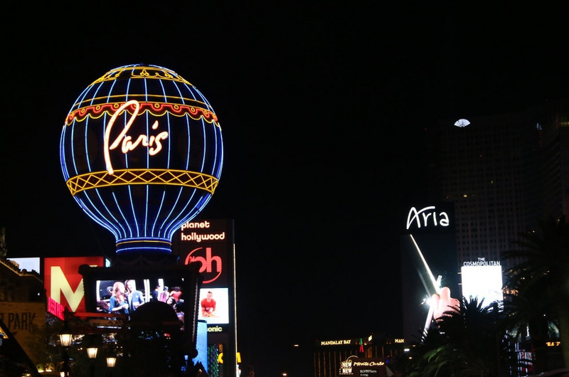 The montgolfier balloon on the Strip