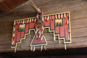 A Navajo eagle in the Bright Angel lodge