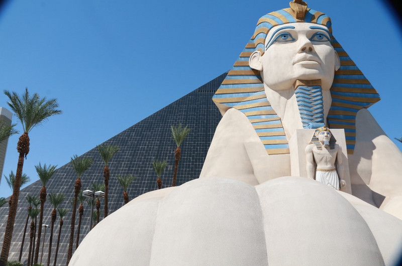 Close up at the Luxor Hotel