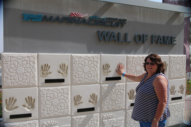 The F1 Abu Dhabi wall of fame