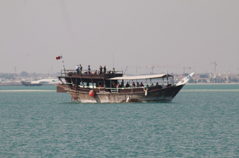 A dhow of Pearl Island