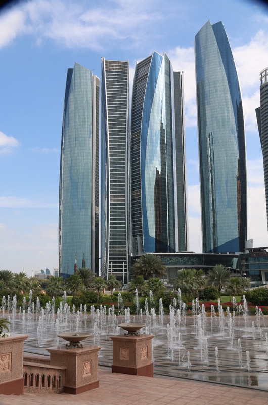 The skyscrapers of Abu Dhabi