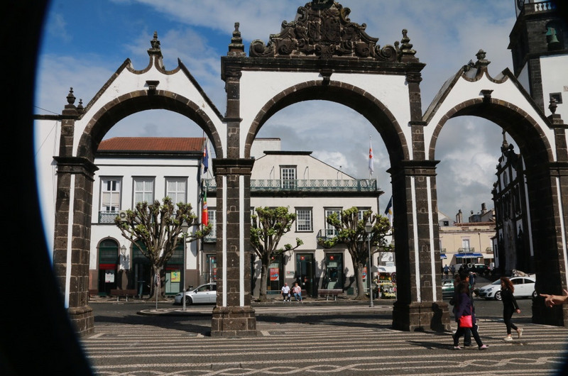 The Ponta delgada city gates