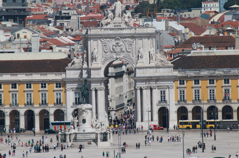 The Gates to Lisbon city Centre
