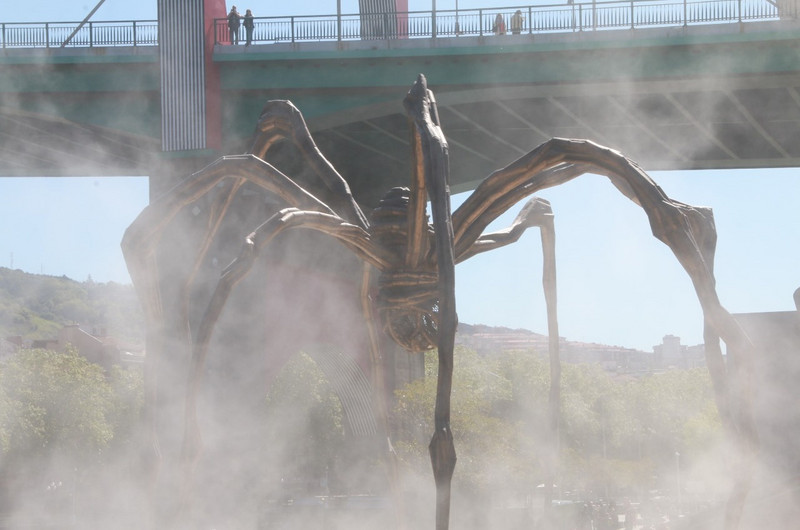 The spider rises from the steam!!