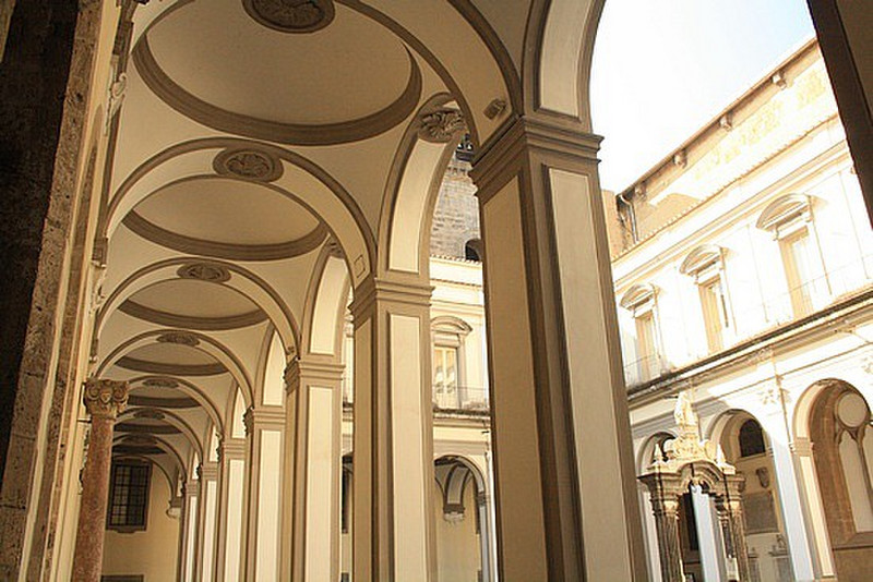 The cloisters at san Lorenzo, Napoli