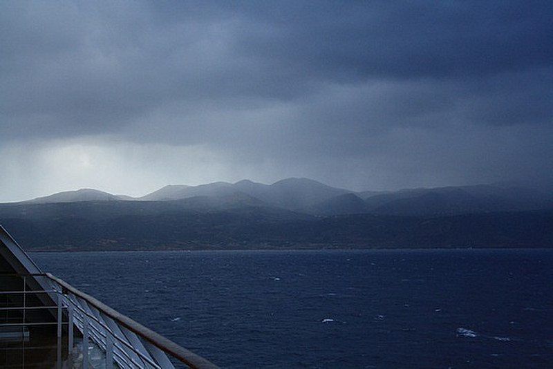 Leaving the storm behind in Crete