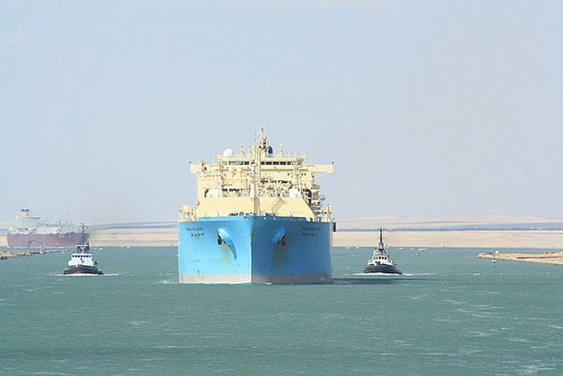 The following conoy in the Suez Canal