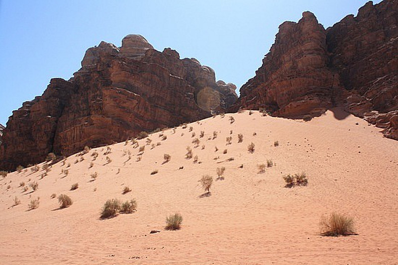 Sand dunes - Wadi Rhum, Jordan