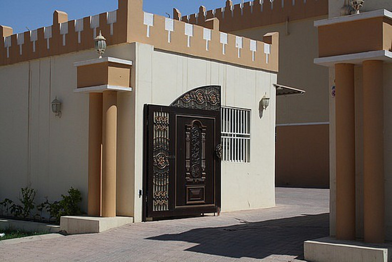Gates to a residence, Salalah