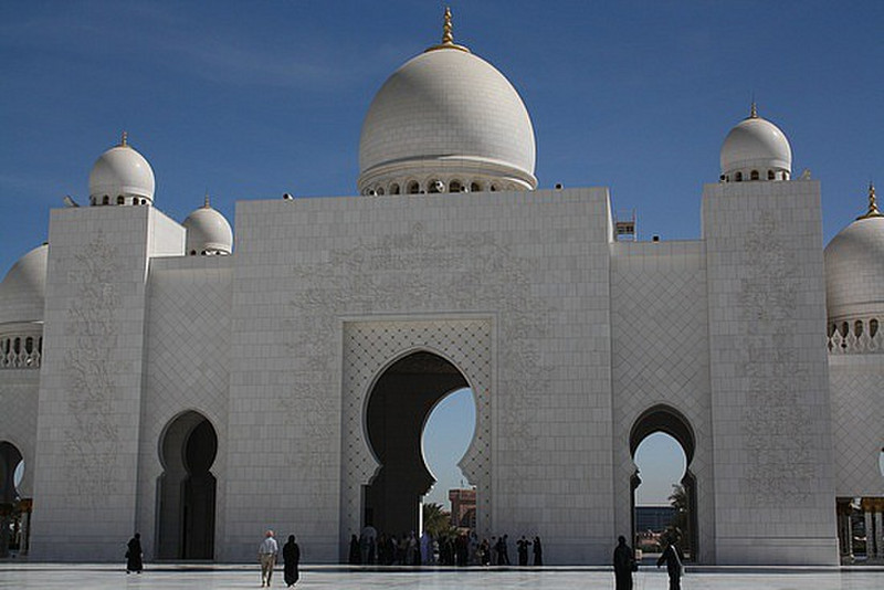 The grand entrance to the Grand Mosque, AD