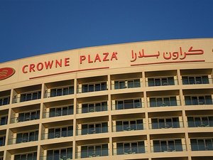 The Crowne Plaza hotel on Yas Island, Abu Dhabi