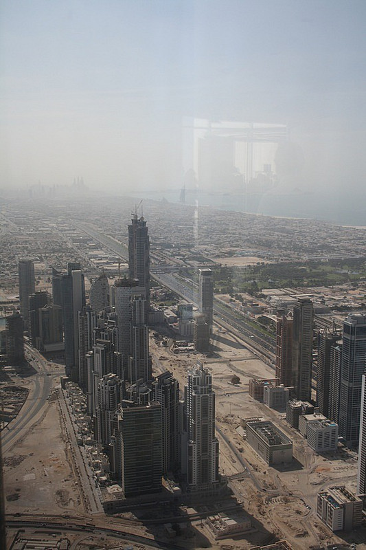 First view from the top. Khalifa Tower