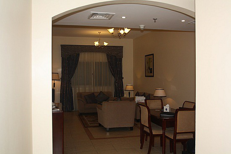 The Bavaria Suites living room
