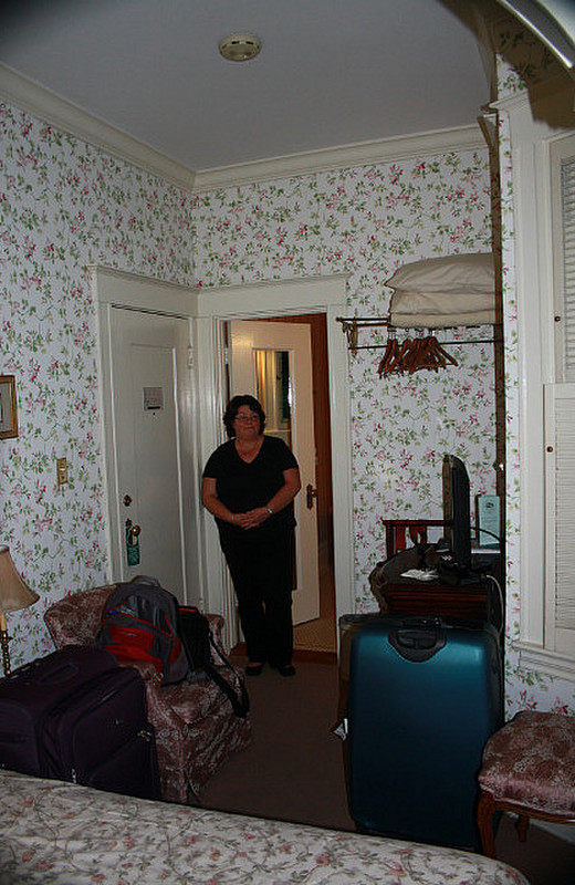 Roisin in  the &#39;cosy and traditional&#39; room