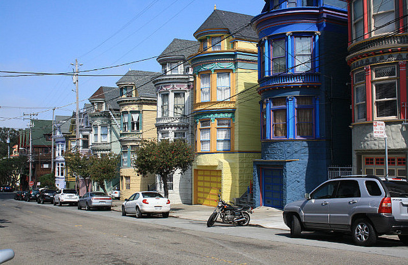 Colourful neighbourhood, San Fran!