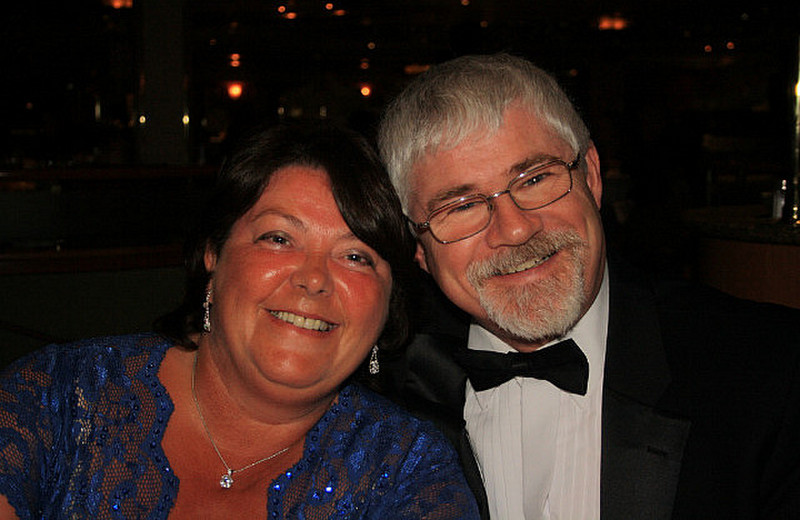 Chris and Roisin at the 3rd gala dinner