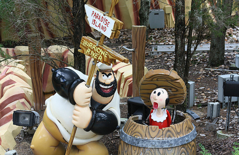 Bluto and Olive in the Island of Adventure
