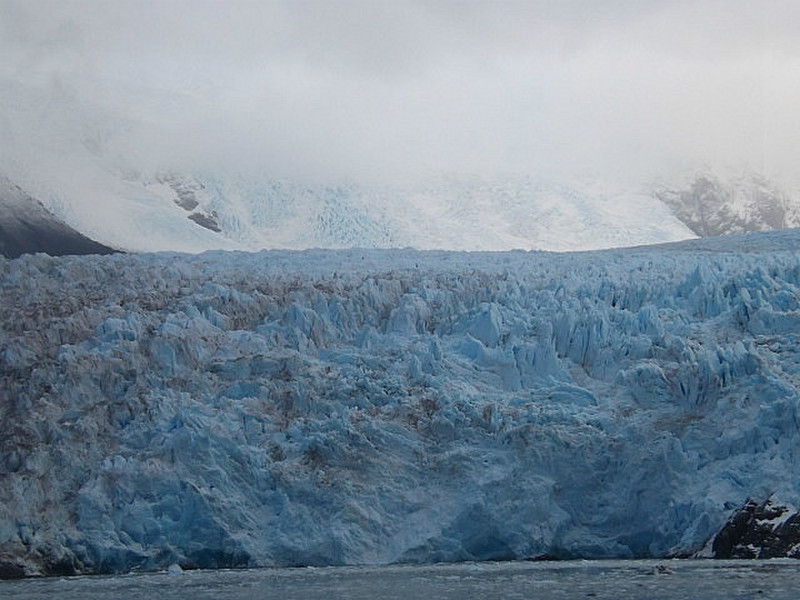More blue ice of Amalia Glacier!!