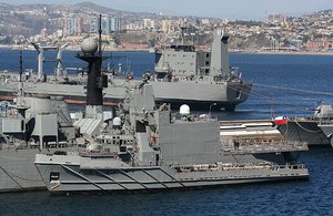The Chilean Navy in Valparaiso