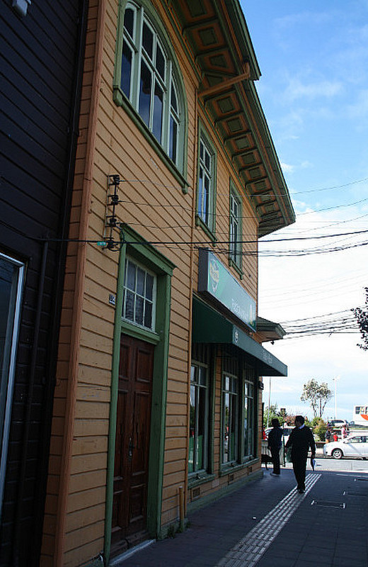 Typical wooden Germanic House, Puerto Montt