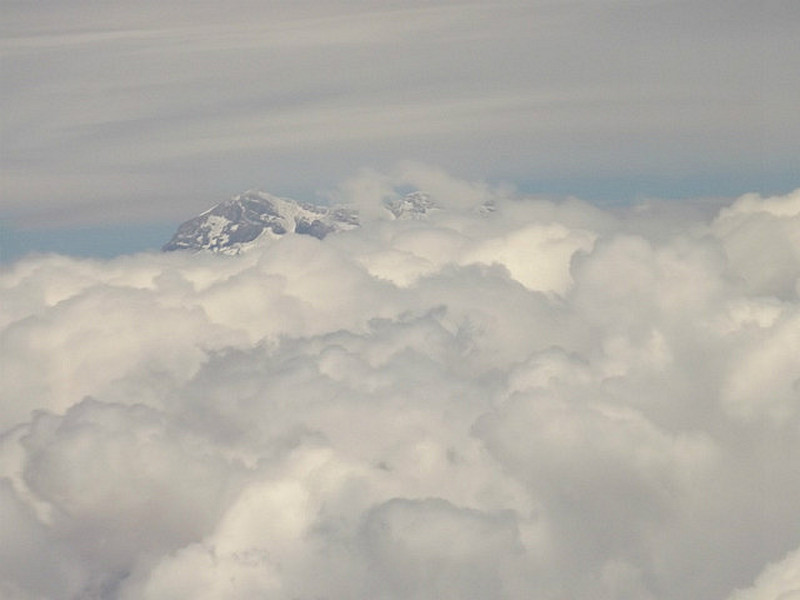 Andes above the clouds!